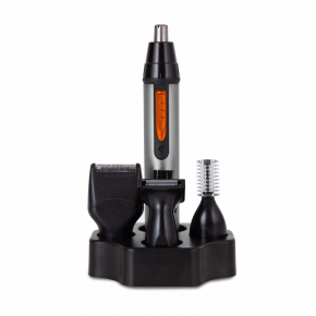 Carmen Titan Cordless Nose Trimmer Set - Titanium and Orange